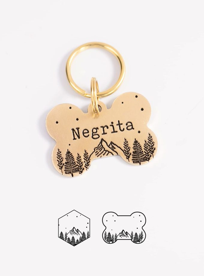 Adventurer Pet ID Tag | Plaquita para perro o gato personalizada