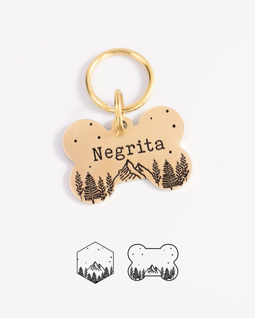 Adventurer Pet ID Tag | Plaquita para perro o gato personalizada