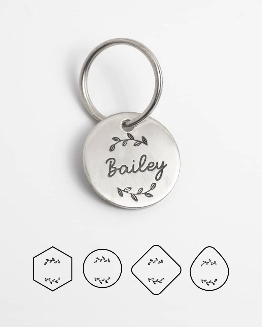 Olive ID Tag | Plaquita para perro o gato personalizada