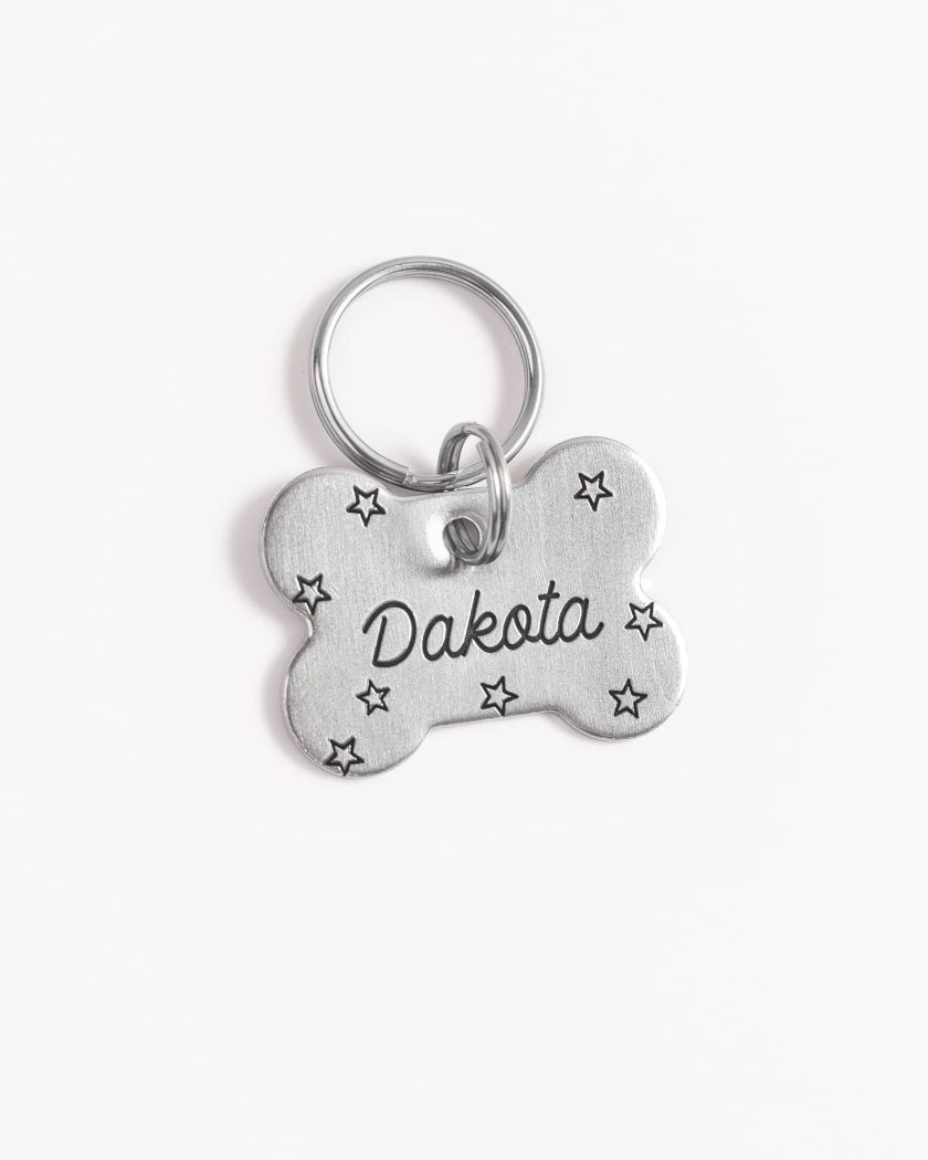 Stars ID Tag | Plaquita para perro o gato personalizada - Imagen 2