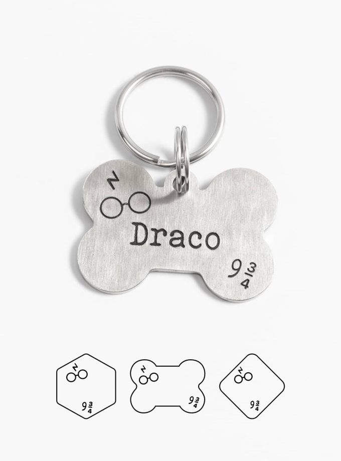 Harry Potter ID Tag | Plaquita para perro o gato personalizada