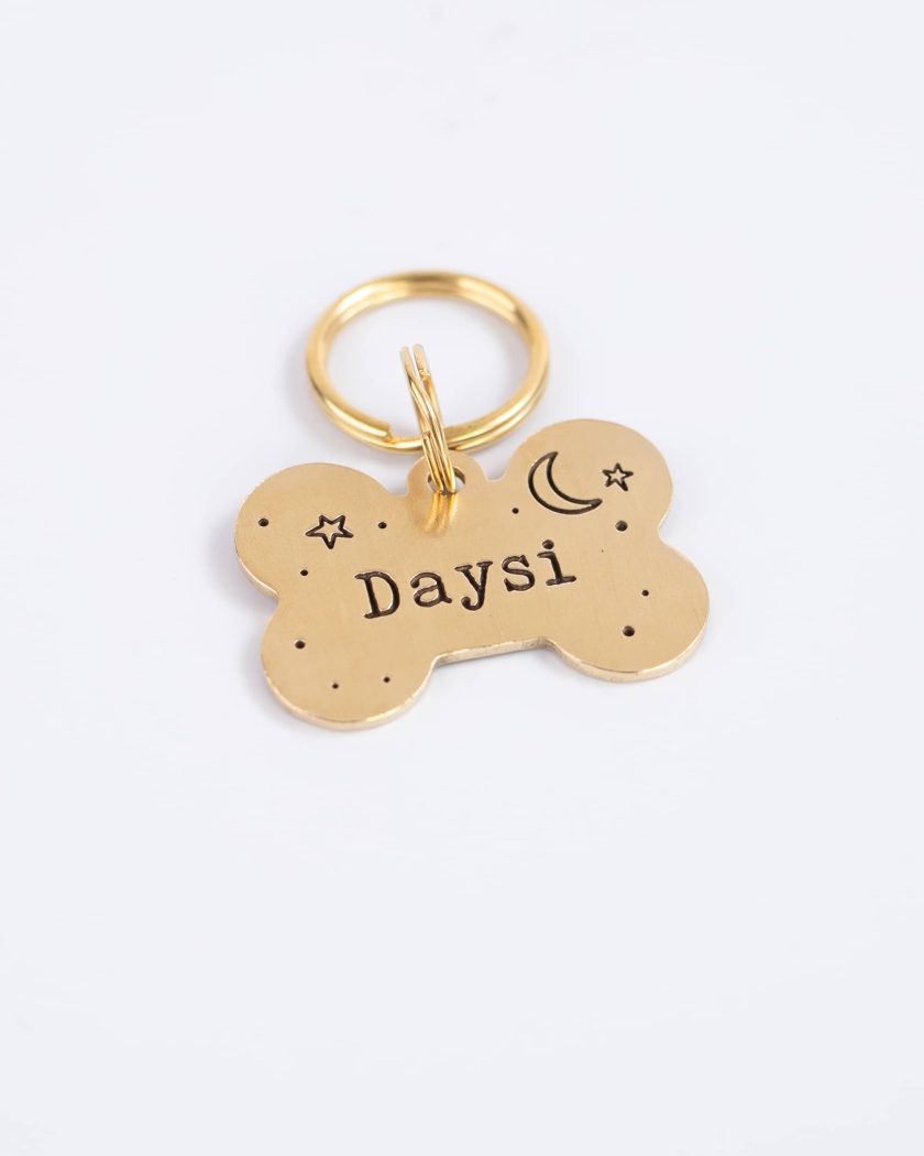 Luna ID Tag | Plaquita para perro o gato personalizada - Imagen 2