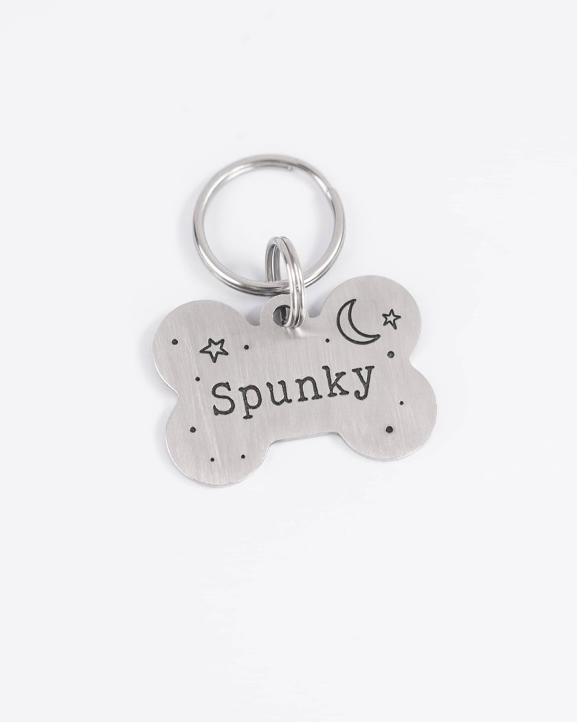 Luna ID Tag | Plaquita para perro o gato personalizada - Imagen 3
