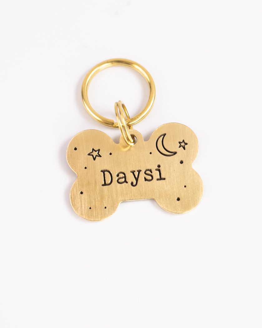 Luna ID Tag | Plaquita para perro o gato personalizada - Imagen 3