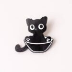 friendly black cat