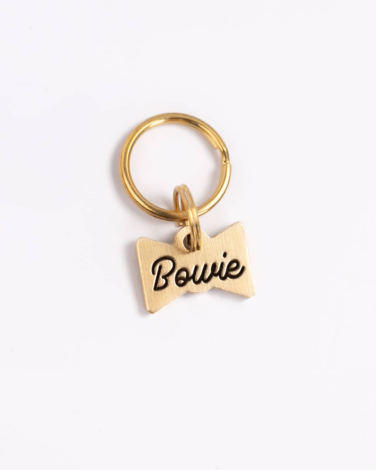 Placa de Identificación para Mascotas Pequeñas - Corbatín Minimal