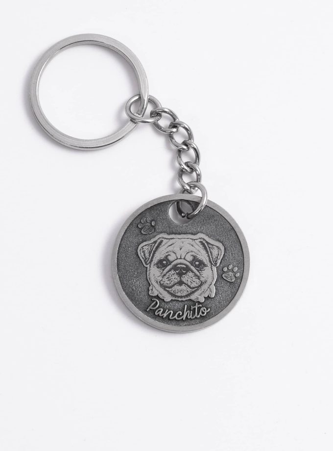 Llavero con el rostro de tu mascota - personalizado