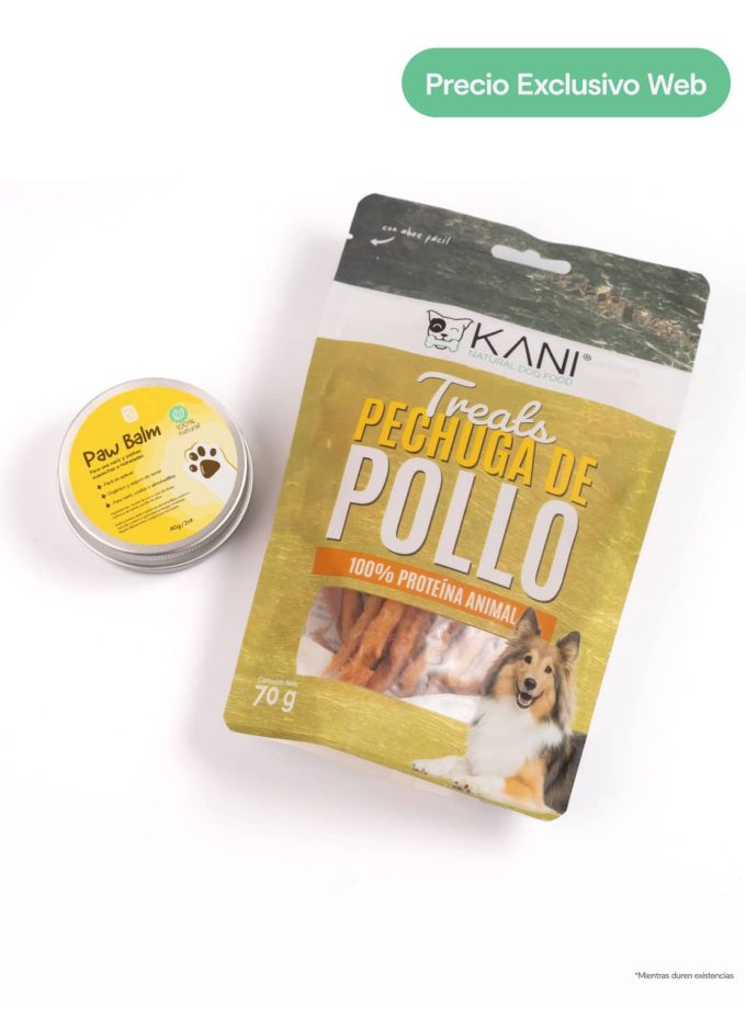 Combo Paw Balm + Treats | Snacks saludables y cuidado natural para perros
