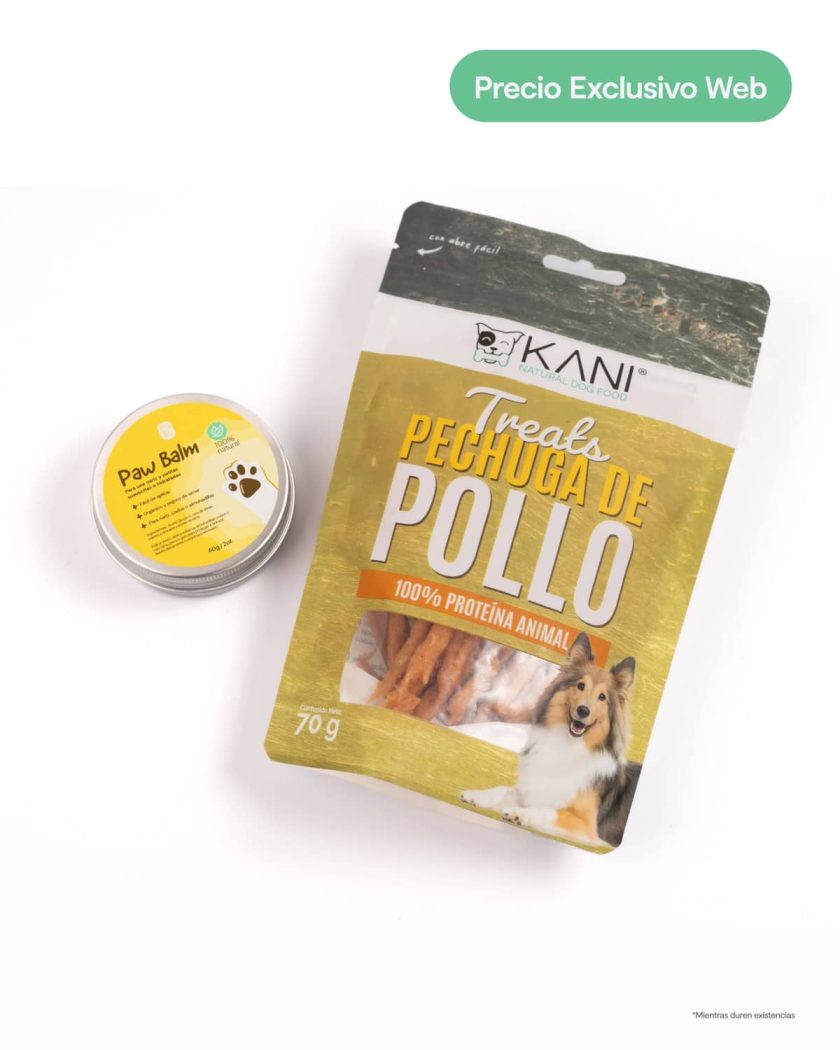 Combo Paw Balm + Treats | Snacks saludables y cuidado natural para perros