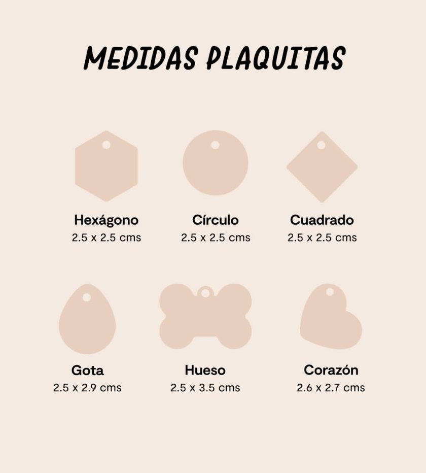 Huellitas ID Tag |  Placa personalizada para perro o gato - Imagen 3
