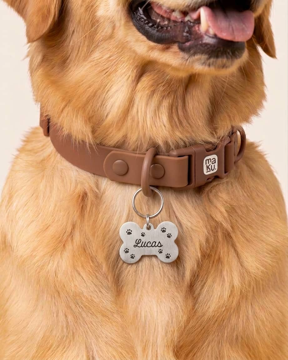 Huellitas ID Tag | Placa personalizada para perro o gato - Imagen 2
