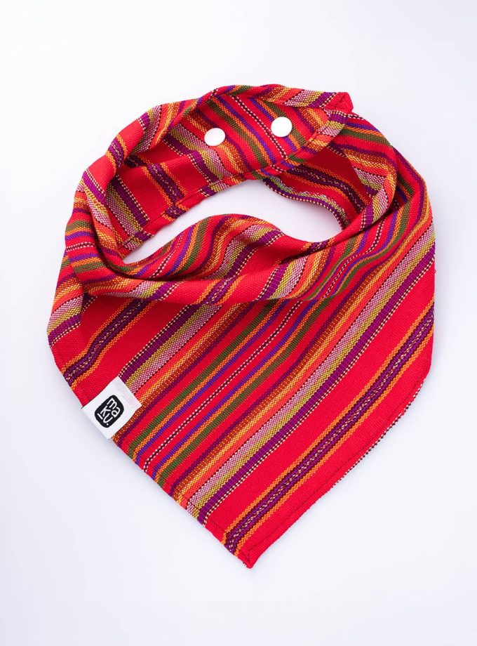 Bandana Quiché | Pañuelo para perro o gato de tela típica