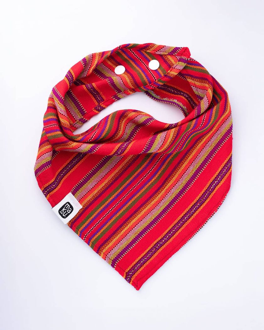 Bandana Quiché | Pañuelo para perro o gato de tela típica