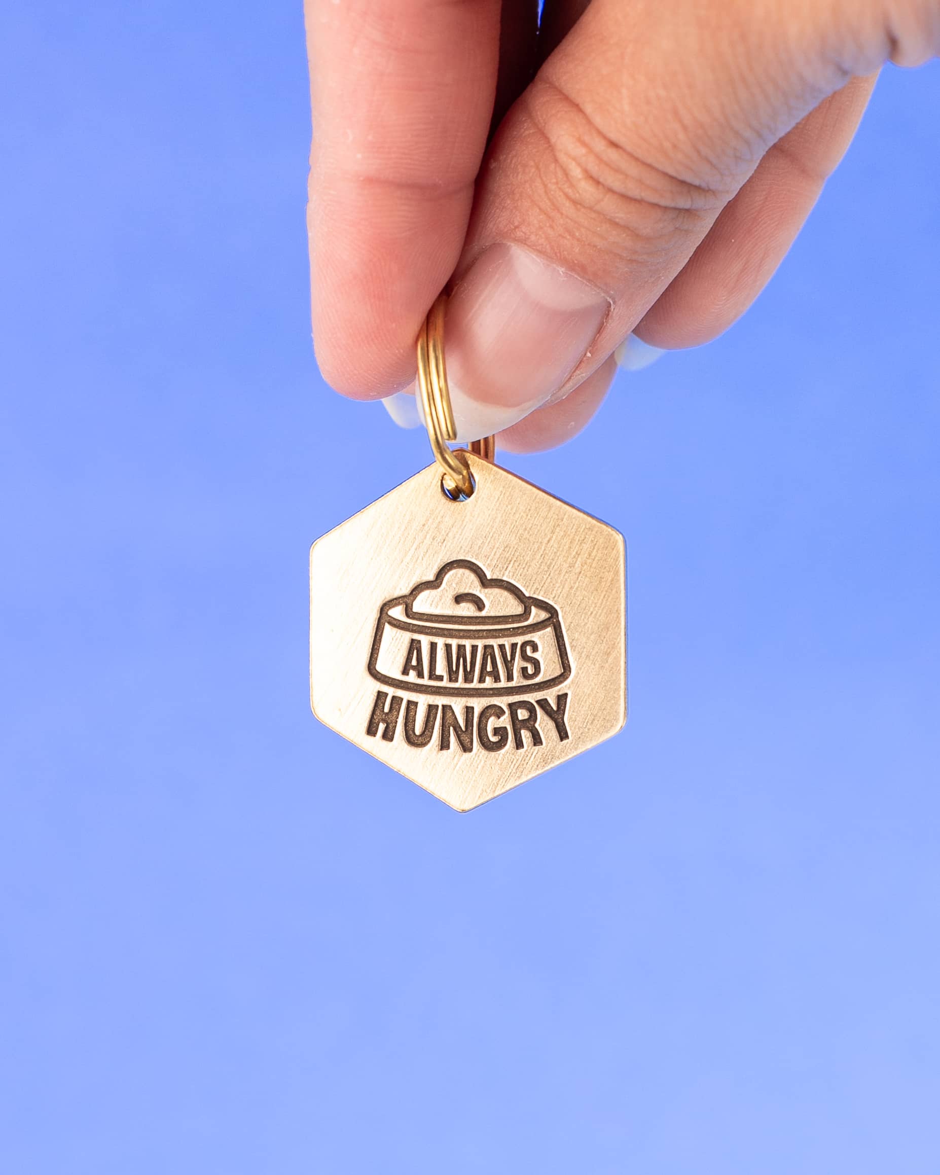 Always Hungry / Placa de identificación para perros - Imagen 2