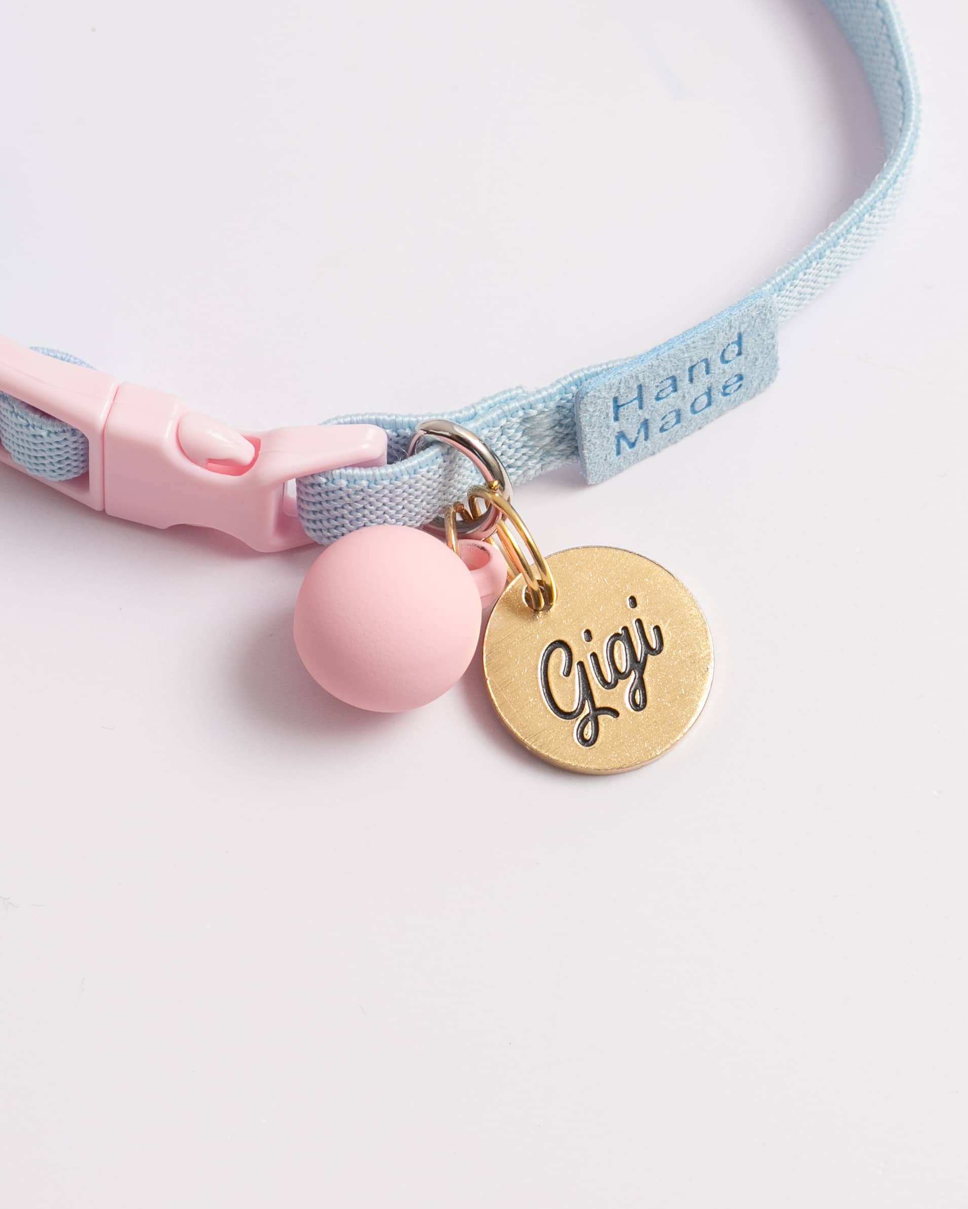 Kit collar para gato + plaquita personalizada - Imagen 2