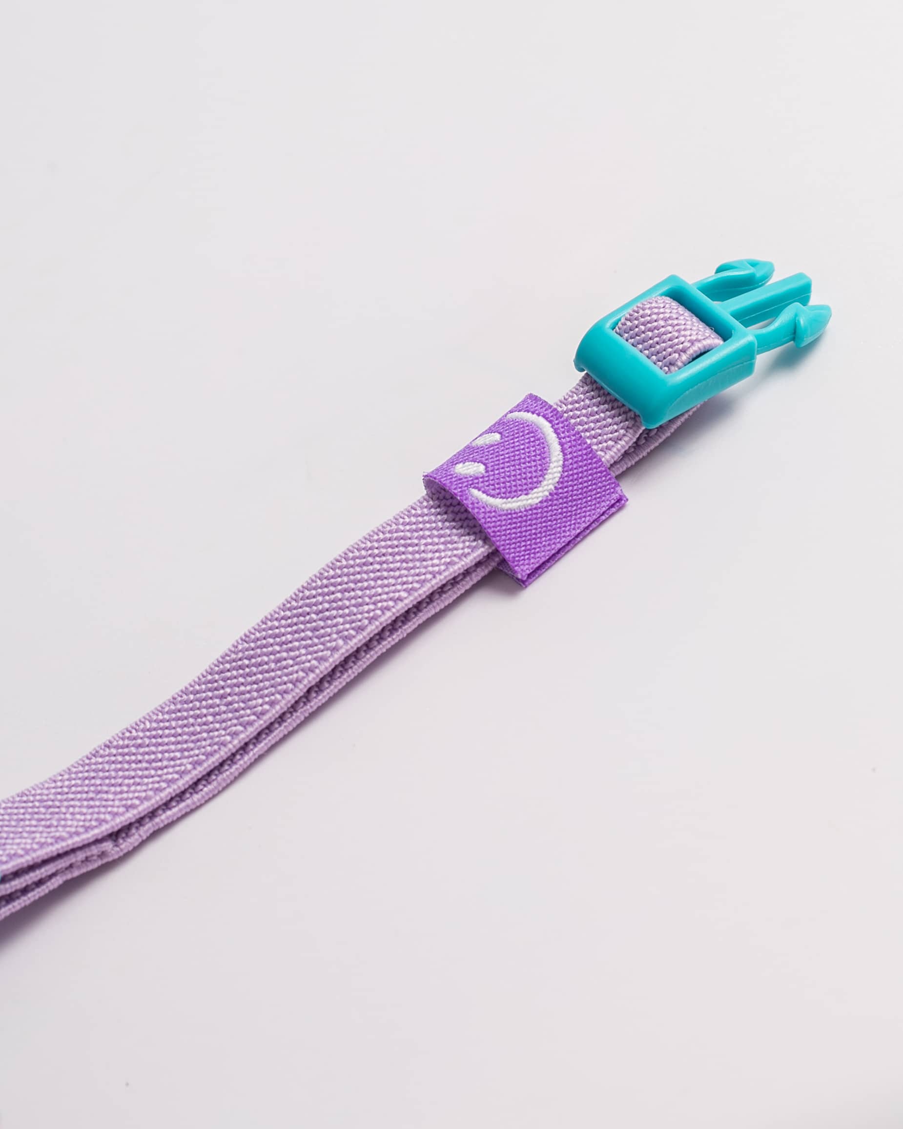 Collar para gato ajustable lila y turquesa - Imagen 4