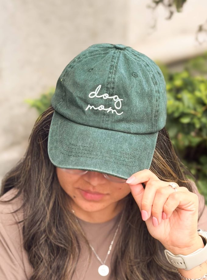 Gorra de lona - Dog Lover Bordada
