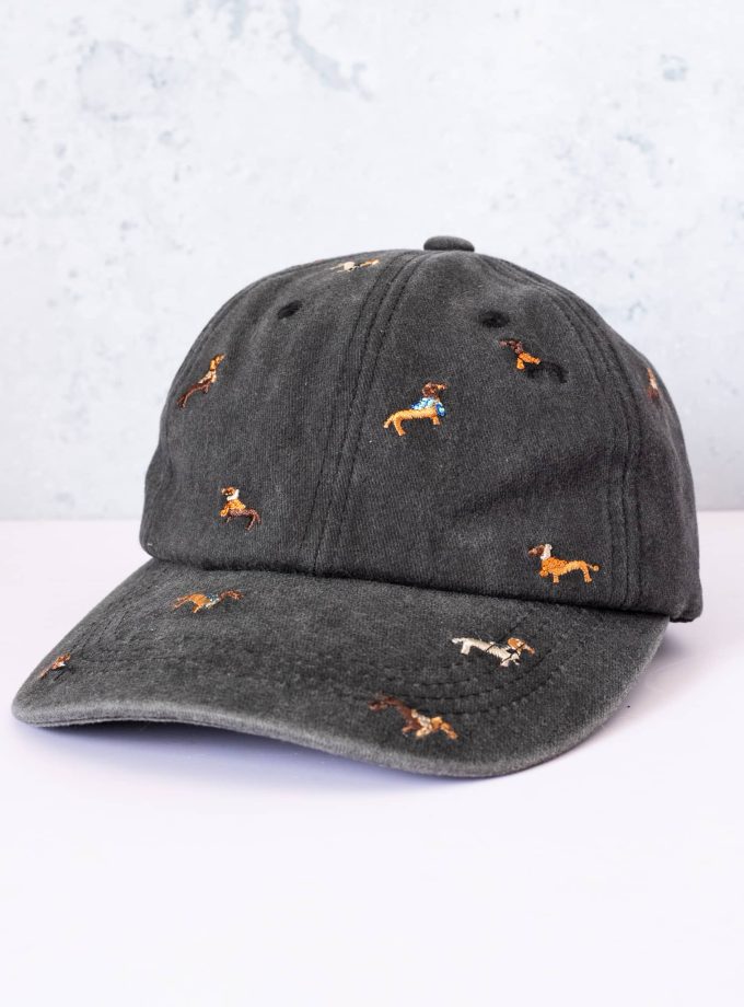 Gorra de lona - Dog Lover Bordada
