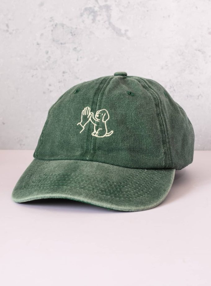 Gorra de lona - Dog Lover Bordada