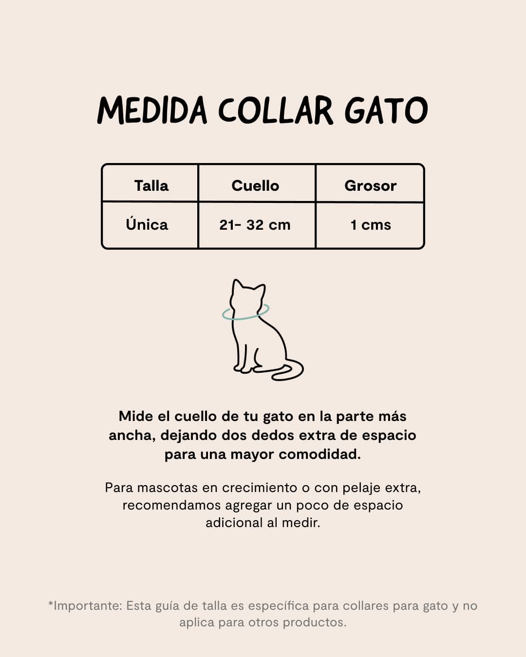 Kit collar para gato + plaquita personalizada - Imagen 6