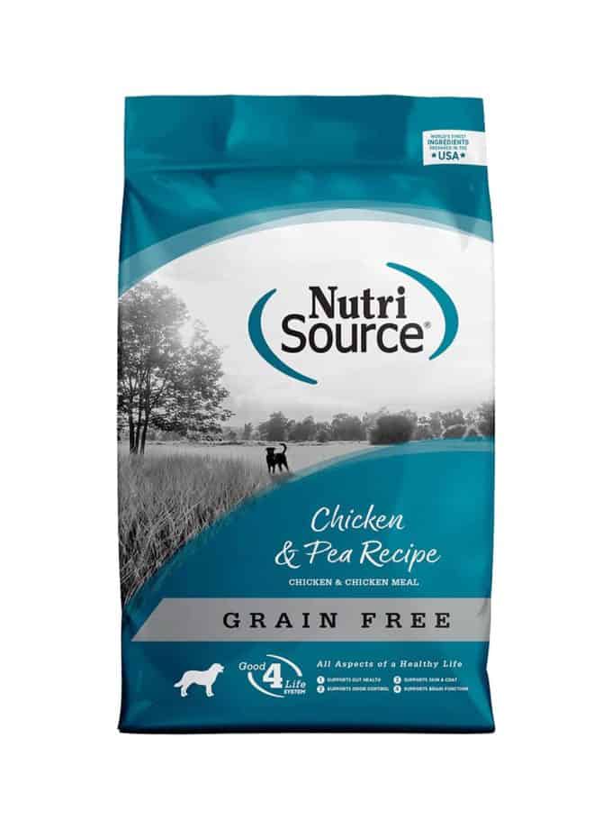 Nutrisource Adulto (Pollo y Guisantes) - Grain Free (Sin Granos) – Alimento Premium para Perros Adultos