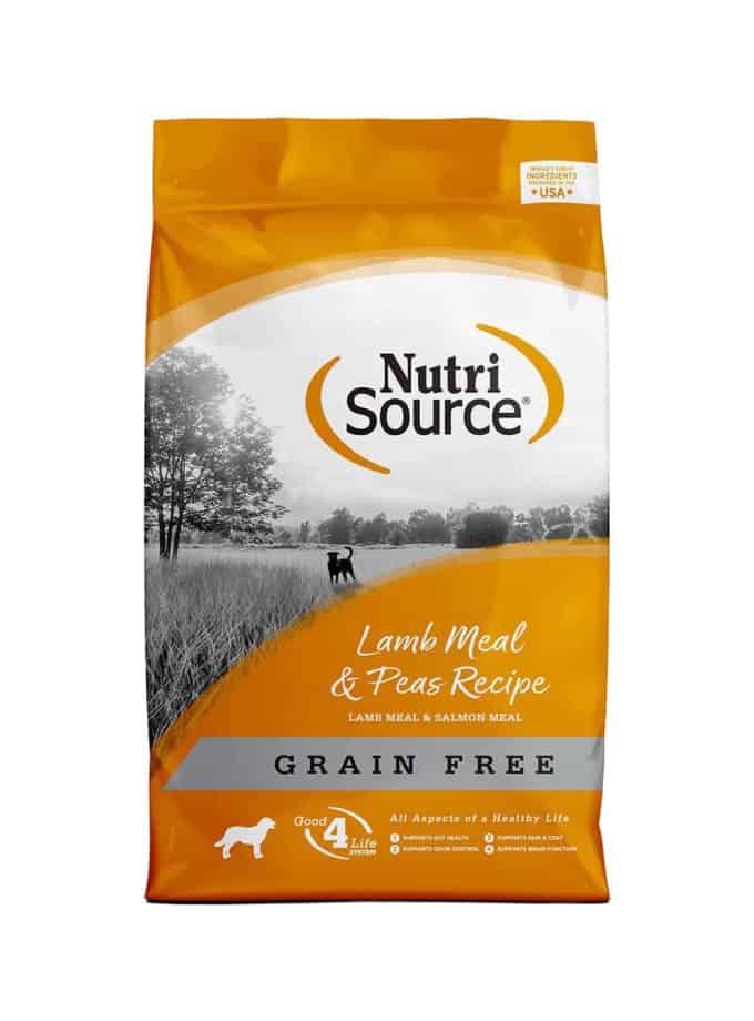 Nutrisource Cordero y Guisantes Grain Free (Sin Granos)
