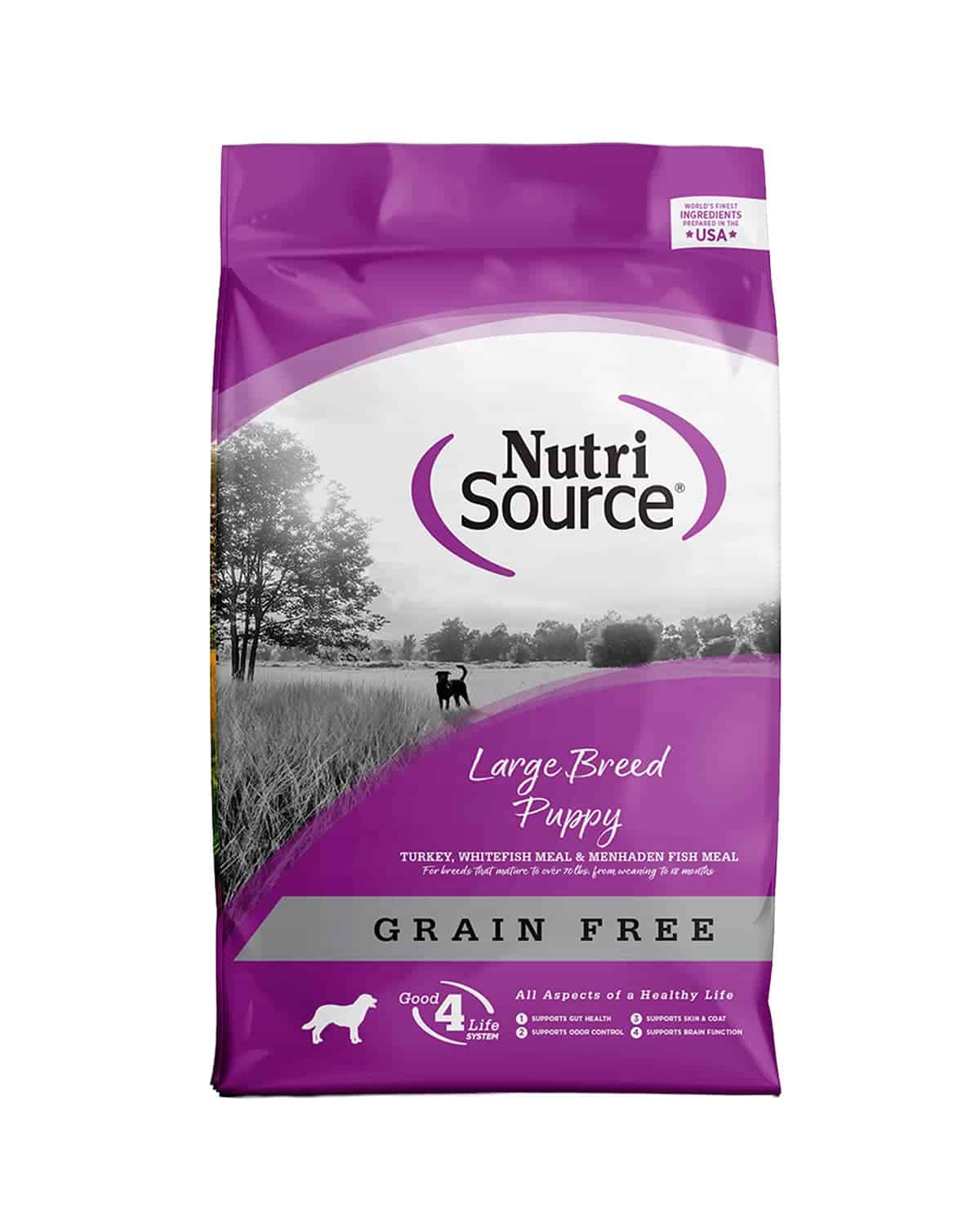 Nutrisource Cachorro (Pavo y pescado) Raza Grande - Grain Free (Sin granos)