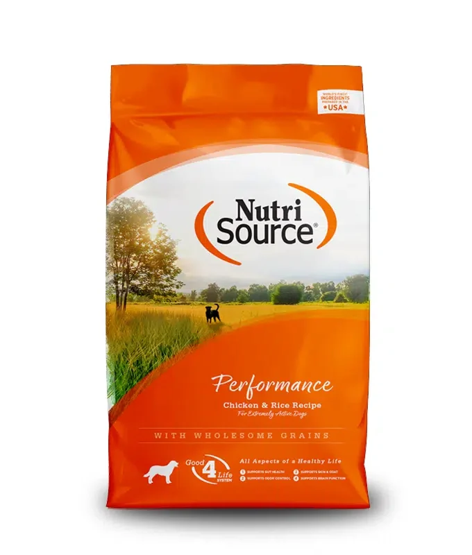 Alimento Seco de Pollo para Perros Activos – Nutrisource Performance 40 lb
