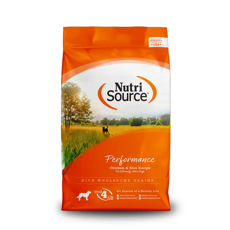 Alimento Seco de Pollo para Perros Activos – Nutrisource Performance 40 lb