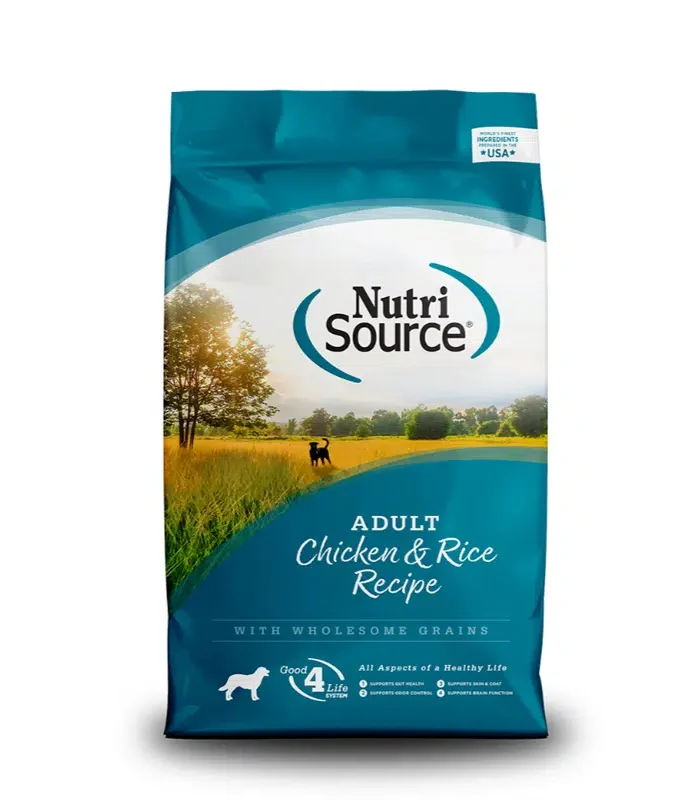Nutrisource Adult Chicken & Rice – Alimento Premium para Perros Adultos