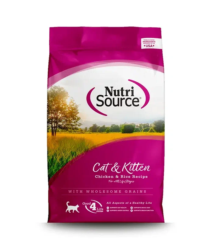 NutriSource Cat & Kitten Chicken & Rice – Alimento para Gatos