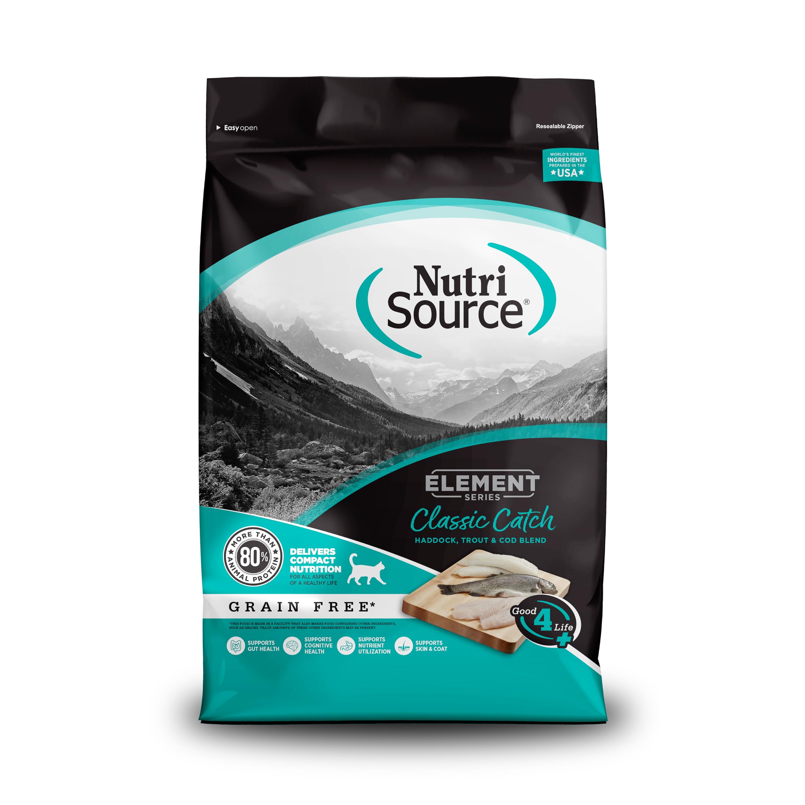 Nutrisource Element Series Classic Catch Cat Food 4 LB