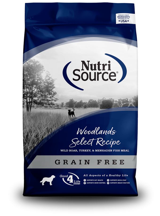 Nutrisource Woodlands - Select Receipe - Grain Free (Sin Granos)