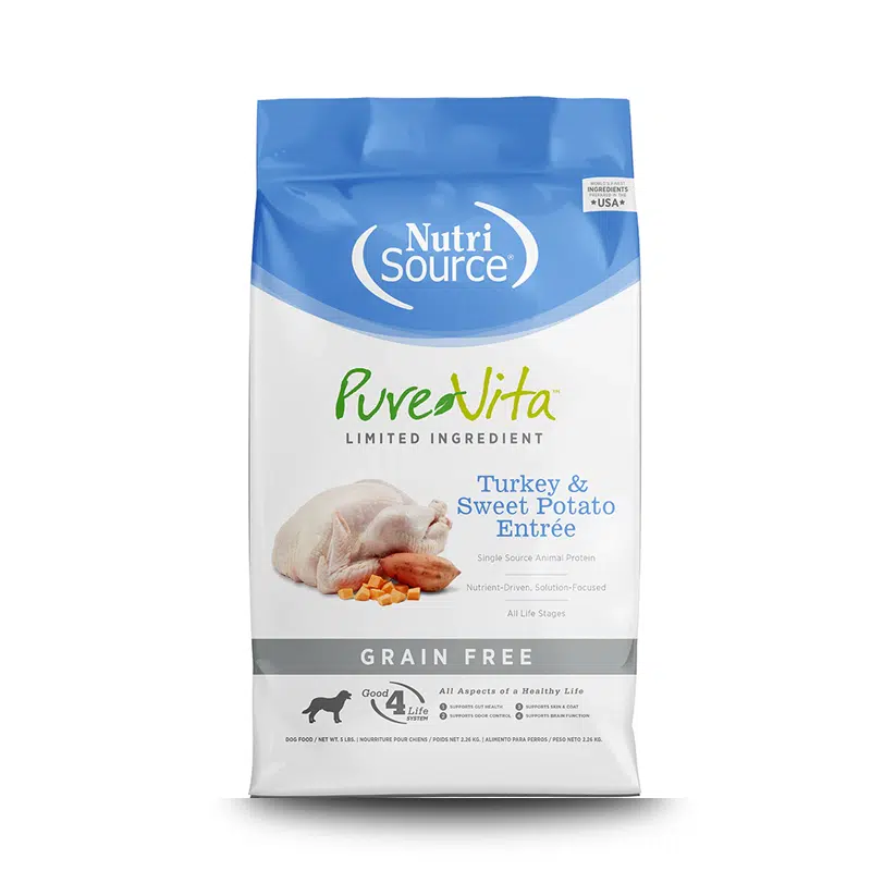 Nutrisource Pure Vita Pavo & Camote – Alimento Para Perro