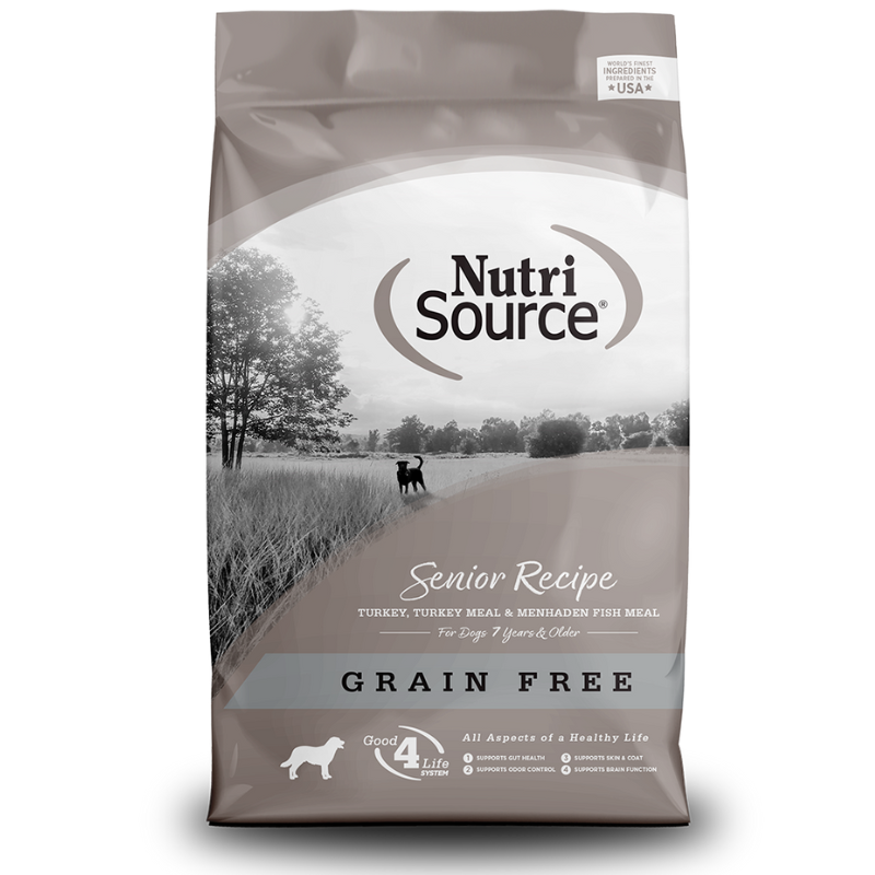 Nutrisource Senior - Alimento Para Perro Mayores a 7 años - Grain Free (Sin Granos)