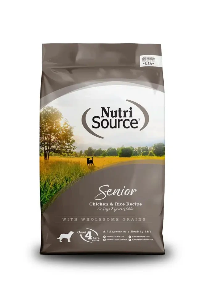 Nutrisource Senior (Pollo y Arroz) – Alimento Para Perros Mayores 7+