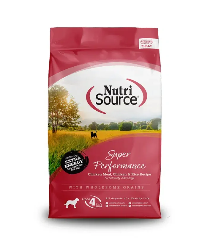 Nutrisource Super Performance Chicken & Rice 40lb – Alimento Para Perros