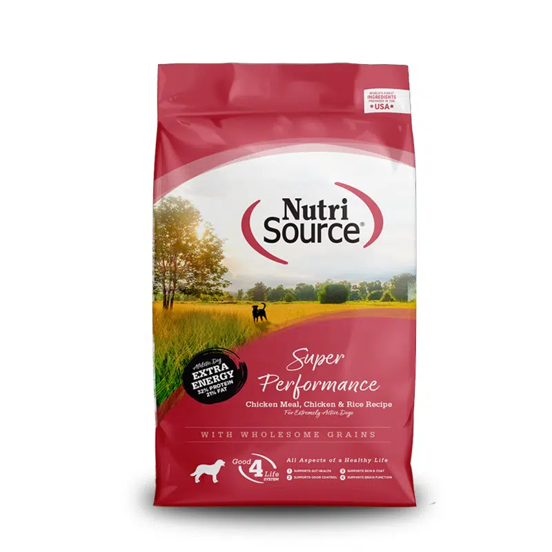 Nutrisource Super Performance Chicken & Rice 40lb – Alimento Para Perros